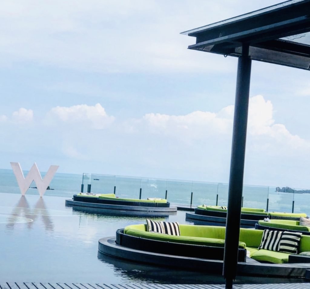 Within Water Sitting at Woo Bar