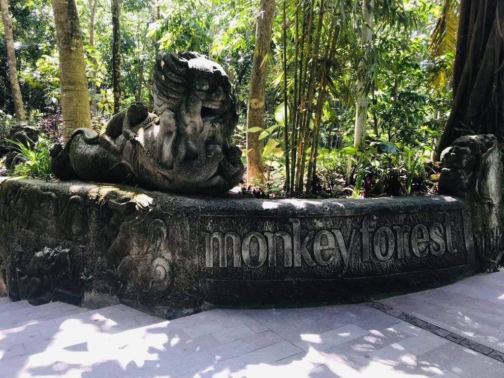 Monkey Forest Entrance - Ubud - Bali