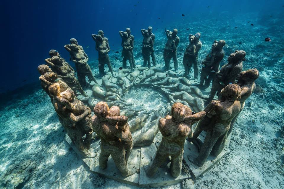 Underwater Sculpture at Gili Meno