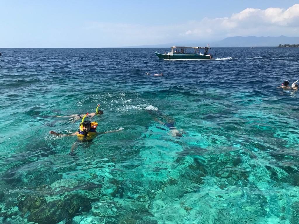 Snorkelling at Gili Islands