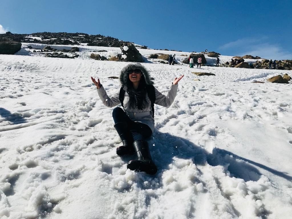 Snow at Gulmarh Kashmir