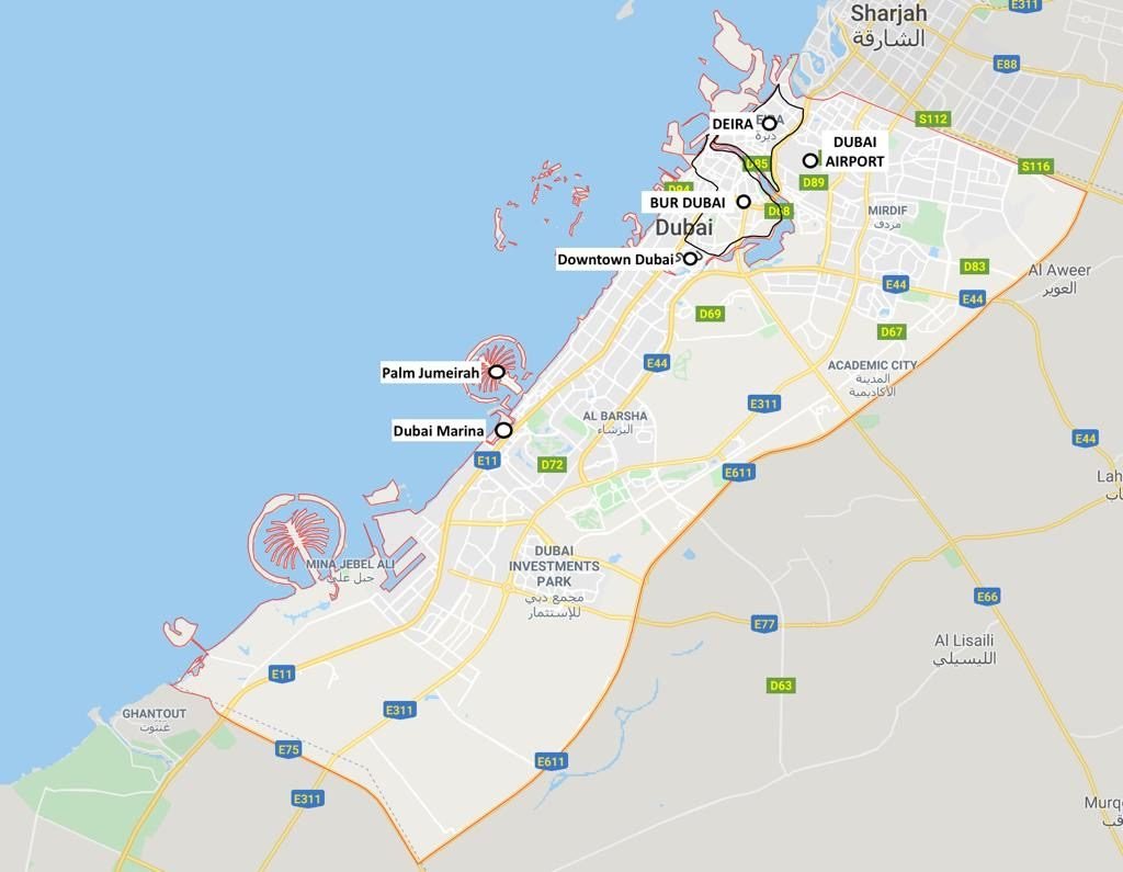 my suggested itinerary for Dubai