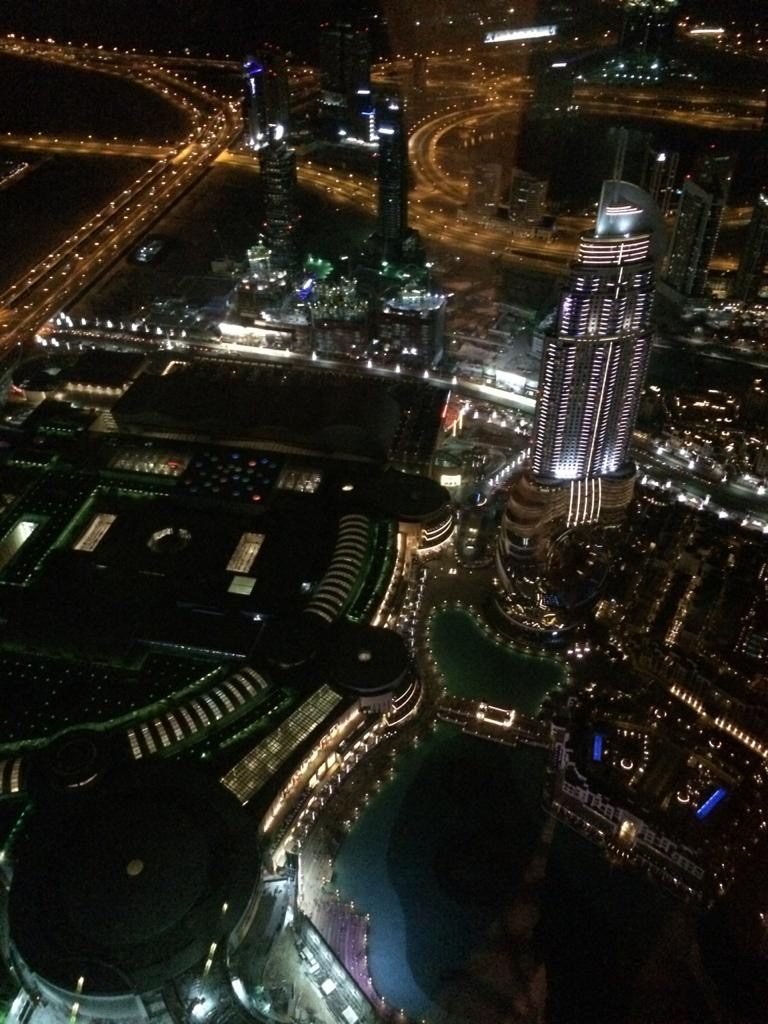 at the top - Burj Khalifa