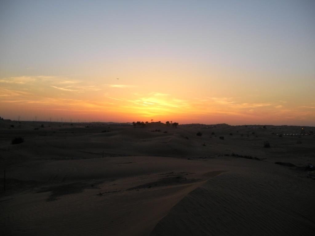 Sunset at Desert Safari - Dubai
