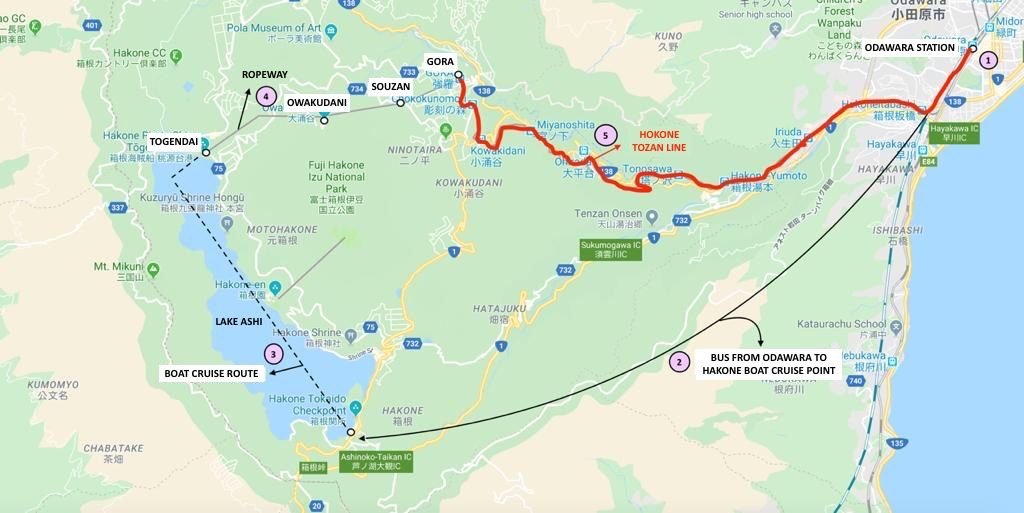 Day 9 Plan - Hakone Day Tour, Japan